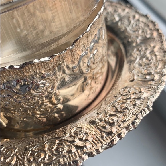 Schott Mainz Jena  Glass  Tea Cup w/ tray - Picture 2 of 7